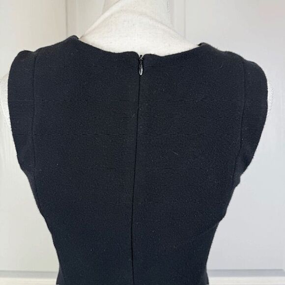 MM LaFleur The Katie Dress Sleeveless Tailored Sheath Back Zip Black Size 0 - Picture 5 of 11